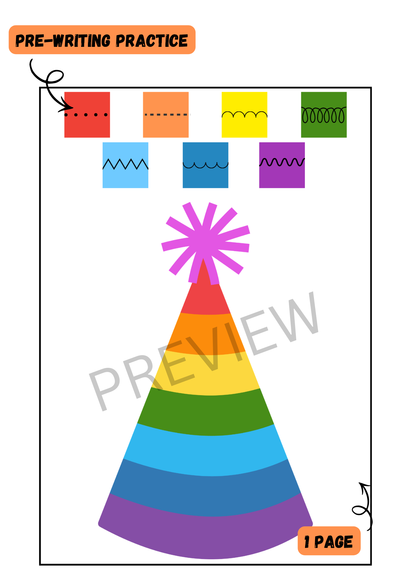 Decorate a Party Hat| Pattern Recognition
