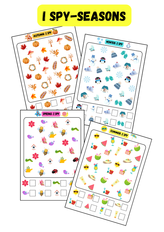 I SPY-Seasons| Set of 4
