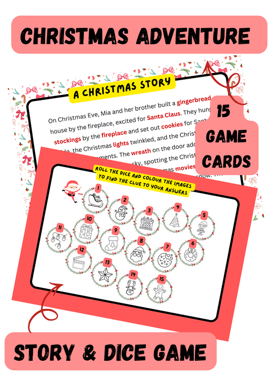 Christmas Word Adventure| Literacy & Problem-Solving Game